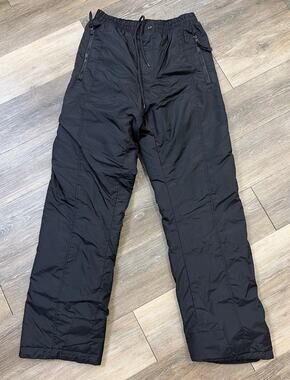 Ski Gear Insulated Snow Pants Black Small Winter Ski Snowboard